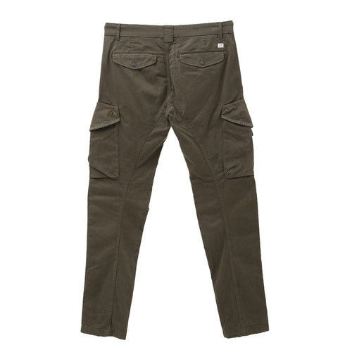 C.P. Company Stretch Sateen Cargo Pant Ergonomic Fit Black 999 13CMPA187A-005529G Degli Uberti